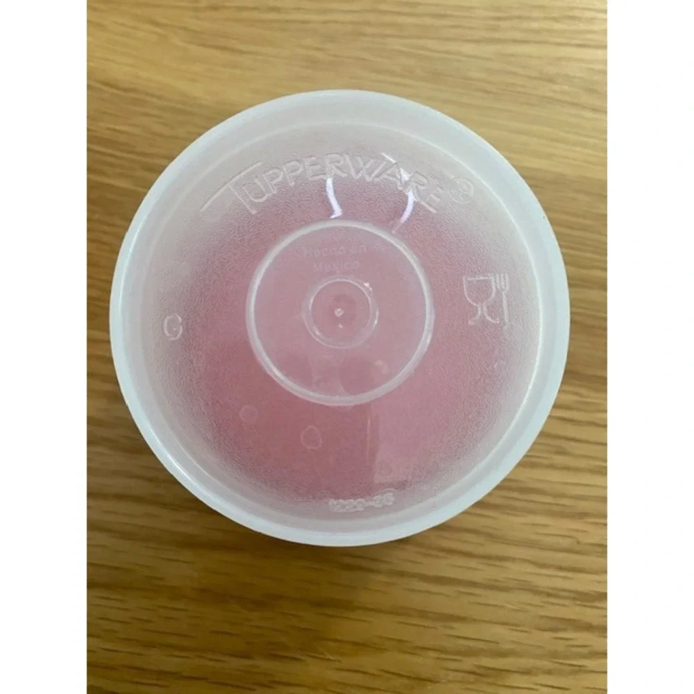 Tupperware Snack Cup Lot Unisex OS Multi Good 7 Containers 6 Lids 1229 1230 - Picture 5 of 8